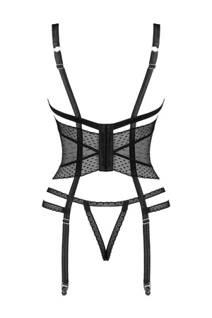 Obsessive Lanelia corset Gorset sexy, czarny