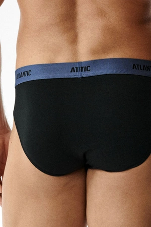 Atlantic 3MP-0944 3-pack Majtki slipy, czarny/denim/czarny