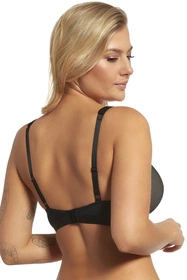 Lupo 2350 Biustonosz push-up, czarno-beżowy
