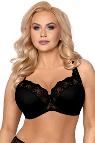 Vena VB-355 MAXI Biustonosz półusztywniany, czarny