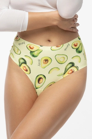 Julimex Simple Brasil Maxi Majtki wysokie brazyliany, avocado