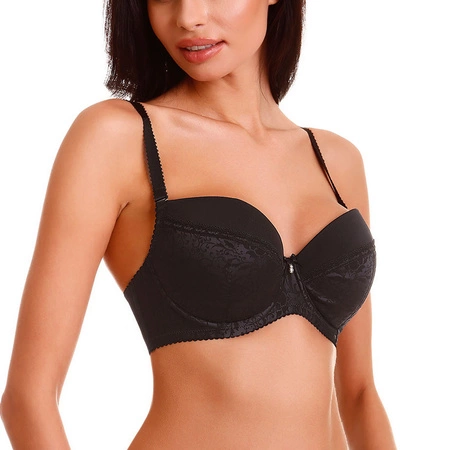 Alles Kelly 04 U Biustonosz usztywniany, czarny