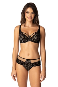 Róża Saraja Majtki stringi, czarny