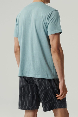 Atlantic NMP-386 Nocna piżama, niebieski/grafit