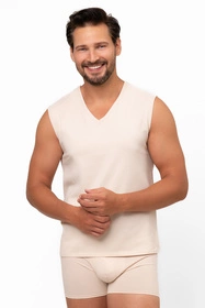 Italian Fashion Apollo sz.r. Koszulka bez rękawów, beż