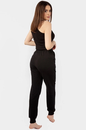 Dkaren DK-K-B5 Komplet top+spodnie, czarny