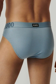 Atlantic 3MP-199 3-pack Majtki slipy, granat/niebieski/grafit