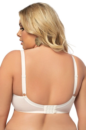 Gorsenia K483 Peony Biustonosz usztywniany, ecru