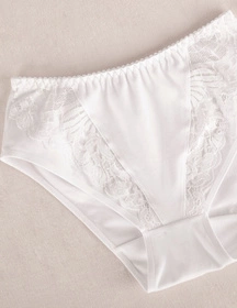 Wol-Bar Eco-Ga 3-pak Majtki figi, biały