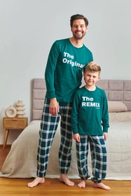 Doctor Nap PMB.7341 Nocna piżama, emerald