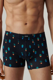 Atlantic 2MHH-005 2-pack Majtki bokserki, granat/róż