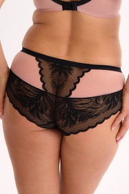 Gaia 1308P Amara Majtki figi, czarno-różowy