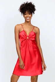 Dkaren Kamaria Nocna koszulka, czerwony