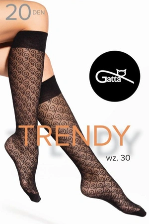 Gatta Trendyline 31 Wyrób pończoszniczy podkolanówki, nero