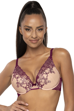 Mat 3808/11/1 Maureen Biustonosz push-up, be�owo-fioletowy