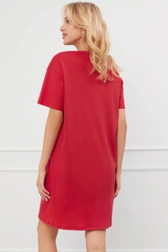 Italian Fashion Evora kr.r. Nocna koszula, c.czerwony