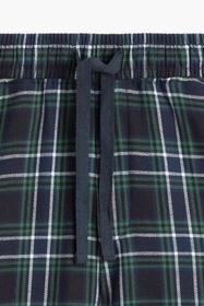 Atlantic NMP-375 Nocna piżama, niebieski/zielony