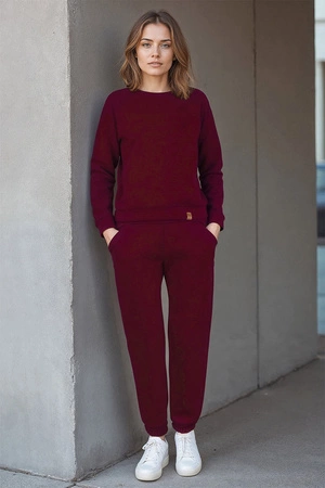 Vivisence 9004 Bluza nierozpinana, bordowy