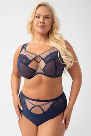 Gorsenia K759/1 Saanvi Majtki figi, granatowy