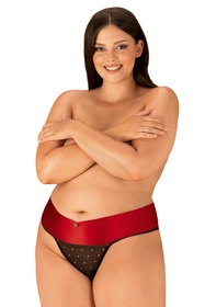 Obsessive Tienesy thong Majtki stringi, czarny