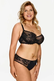 Lupo 2624 BIG Biustonosz miękki, czarny