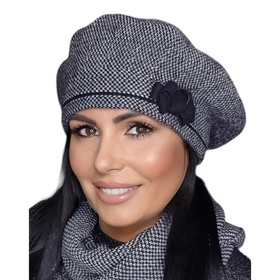 Kamea Helena Nakrycie głowy beret, czarny