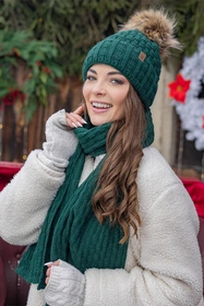 Vivisence 7015S Szalik lub apaszka szalik, zielony