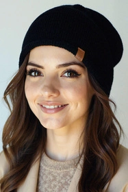 Vivisence 70115Kmpl Komplet czapka+komin, czarny