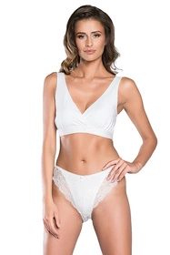 Italian Fashion Margo Biustonosz do karmienia, biały