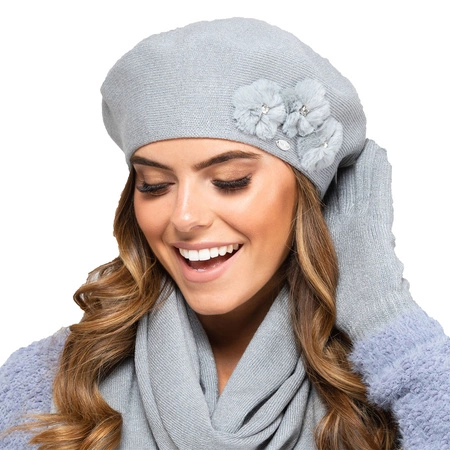 Kamea Alaska Nakrycie głowy beret, szary