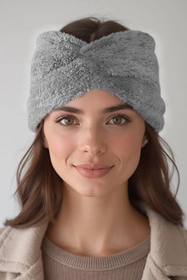 Vivisence 70108 Nakrycie głowy opaska, szary jasny