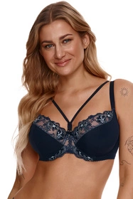 Lupo 2320 Big Biustonosz półusztywniany, granatowy