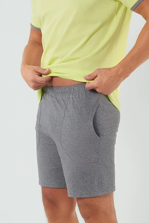 Italian Fashion Nikodem kr.r. kr.sp. Nocna piżama, limonka/śr.melanż