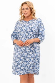 Italian Fashion Bisali r.3/4 Nocna koszula, druk/niebieski