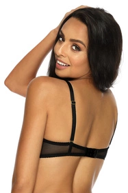 Mat 3201/11 Medison Biustonosz push-up, czarny-beż