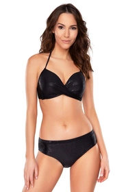 Vivisence 3001 Kostium kąpielowy figi, czarny połysk