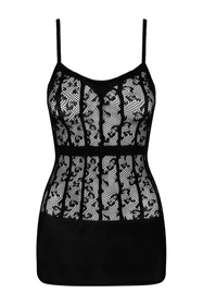 Obsessive Dress D605 Nocna koszulka, czarny