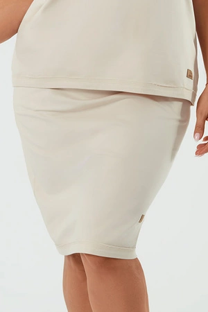 Italian Fashion Stella midi Spódnica dresowa, beż