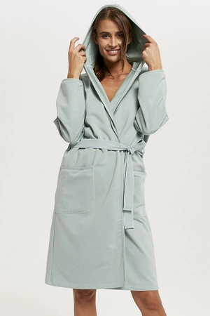 Italian Fashion Karina dł.r. Nocna szlafrok, mięta