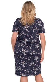 Italian Fashion Evita kr.r. Nocna koszula, granat/druk