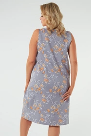 Italian Fashion Nidri sz.r. Nocna koszula, druk/szary