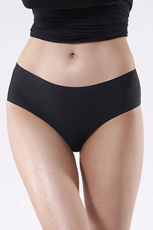 Julimex Simple panty Majtki figi, czarny