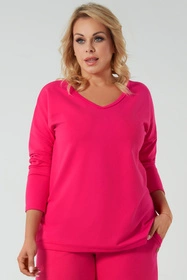 Italian Fashion Madri dł.r. Bluza nierozpinana, fuksja