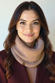 Vivisence 7115 Szalik lub apaszka komin, beżowy