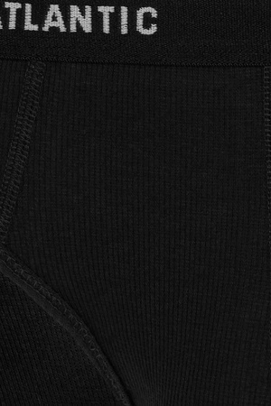 Atlantic 3MP-157 Majtki slipy, grafit-czarny-czekoladowy