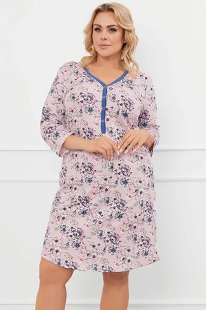 Italian Fashion Lacenta r.3/4 Nocna koszula, druk/róż