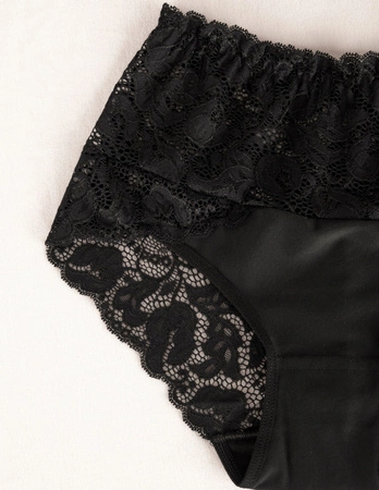 Wol-Bar Teri 3-pak Majtki figi, czarny