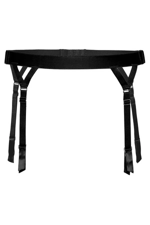 Róża Cyria Pas do pończoch niski, czarny