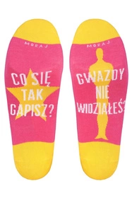 Moraj CSD170-546N Skarpety stopki, patt 1-różowy