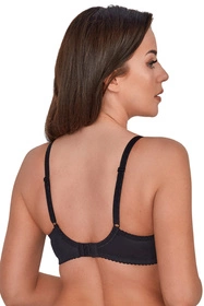 Gaia 758 Micaela Biustonosz usztywniany, czarny 2